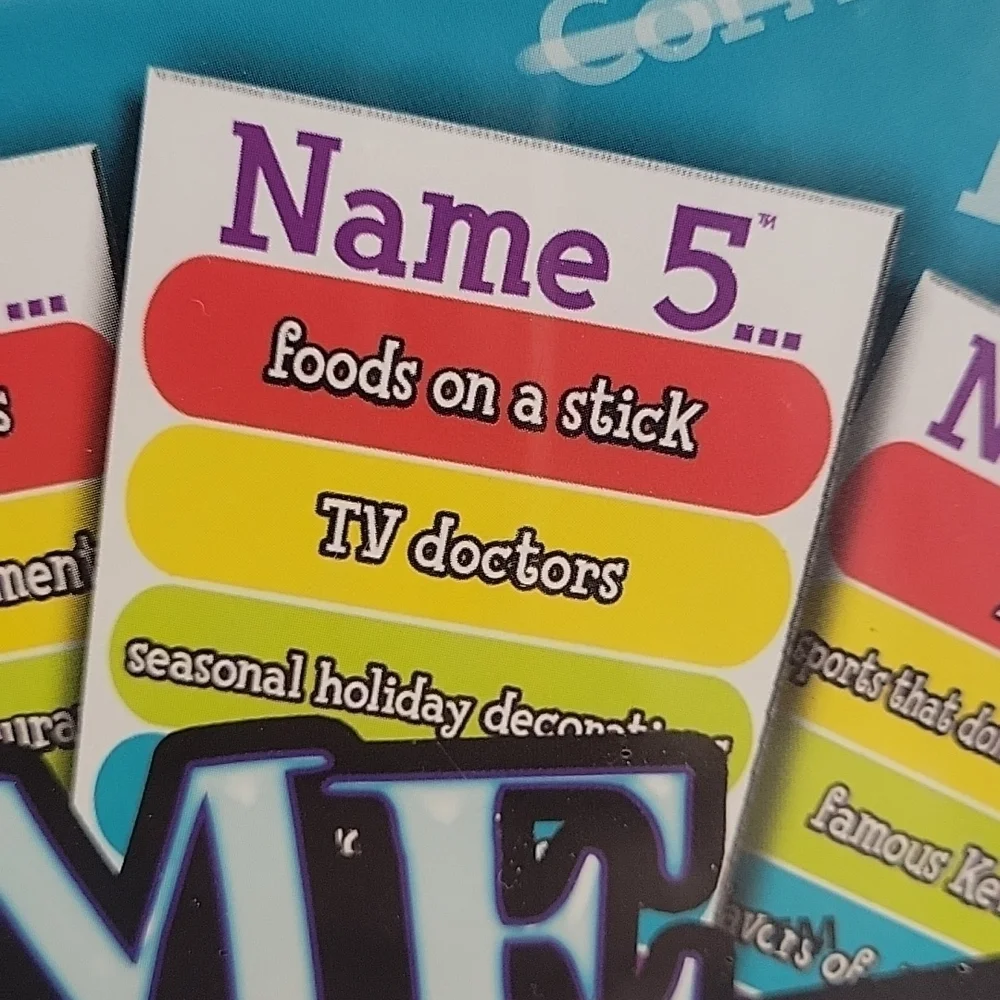 Can You Name 5? Board Game / Endless Games
